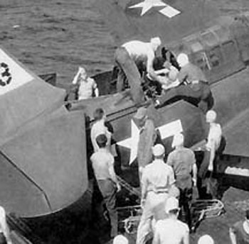 Wounded over Yap in a Helldiver