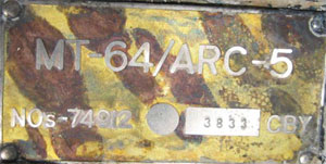 ARC-5 Radio Rack